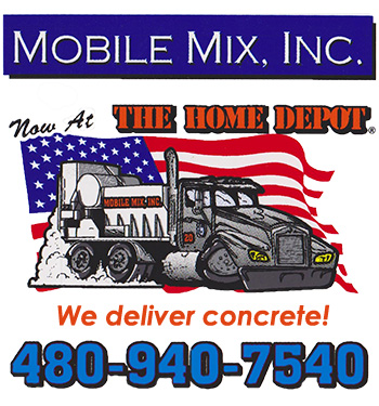 MobileMix Logo. Concrete and sand delivery